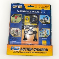 Explore One HD Action Camera With Waterproof Case New Sealed Package Ships ASAP