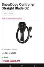 Snowdogg Controller Straight Blade G2 Snowdogg Controller Straight Blade G2