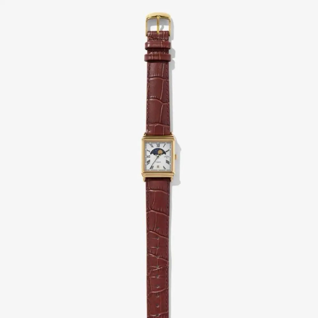 Noah x Timex Moon Phase Watch Gold Brown wristwatch Moon Phase