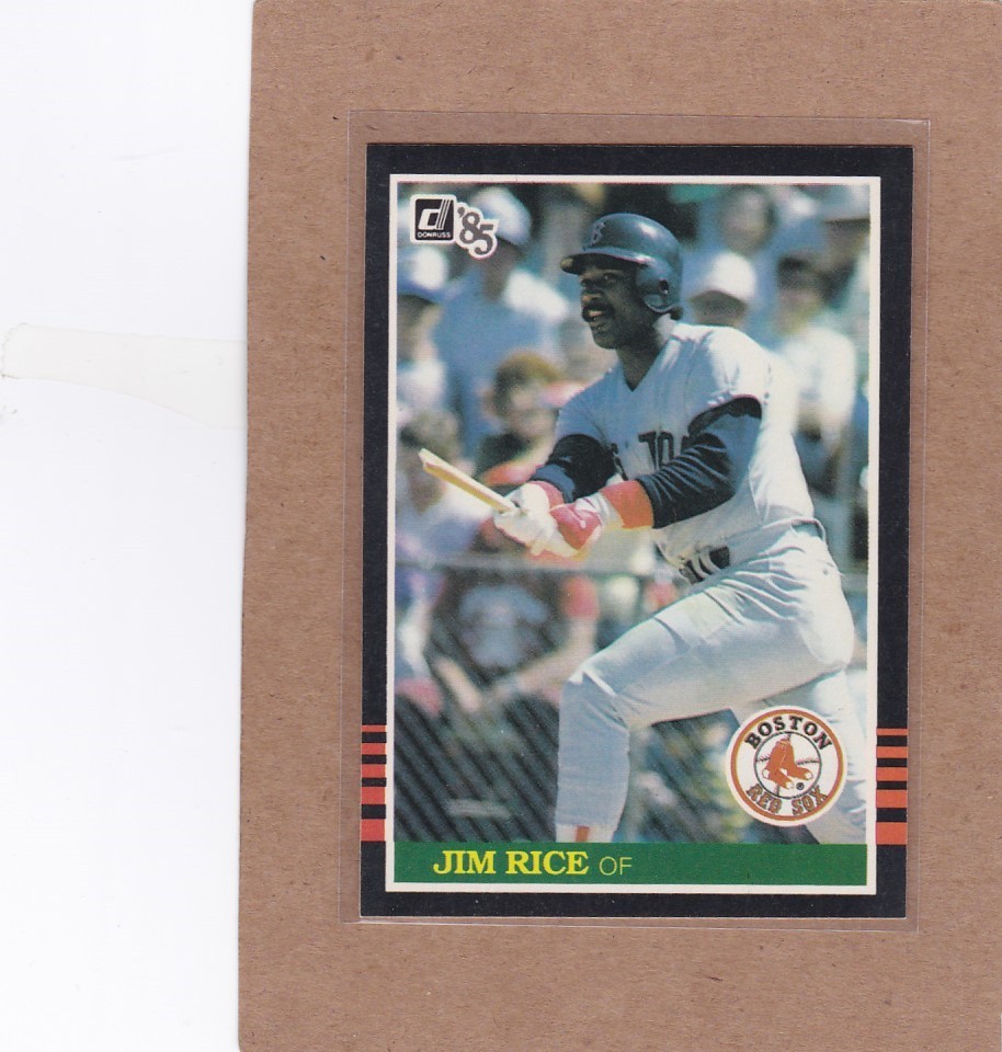 1985 DONRUSS BASEBALL JIM RICE #50 RED SOX NMMT *E7368