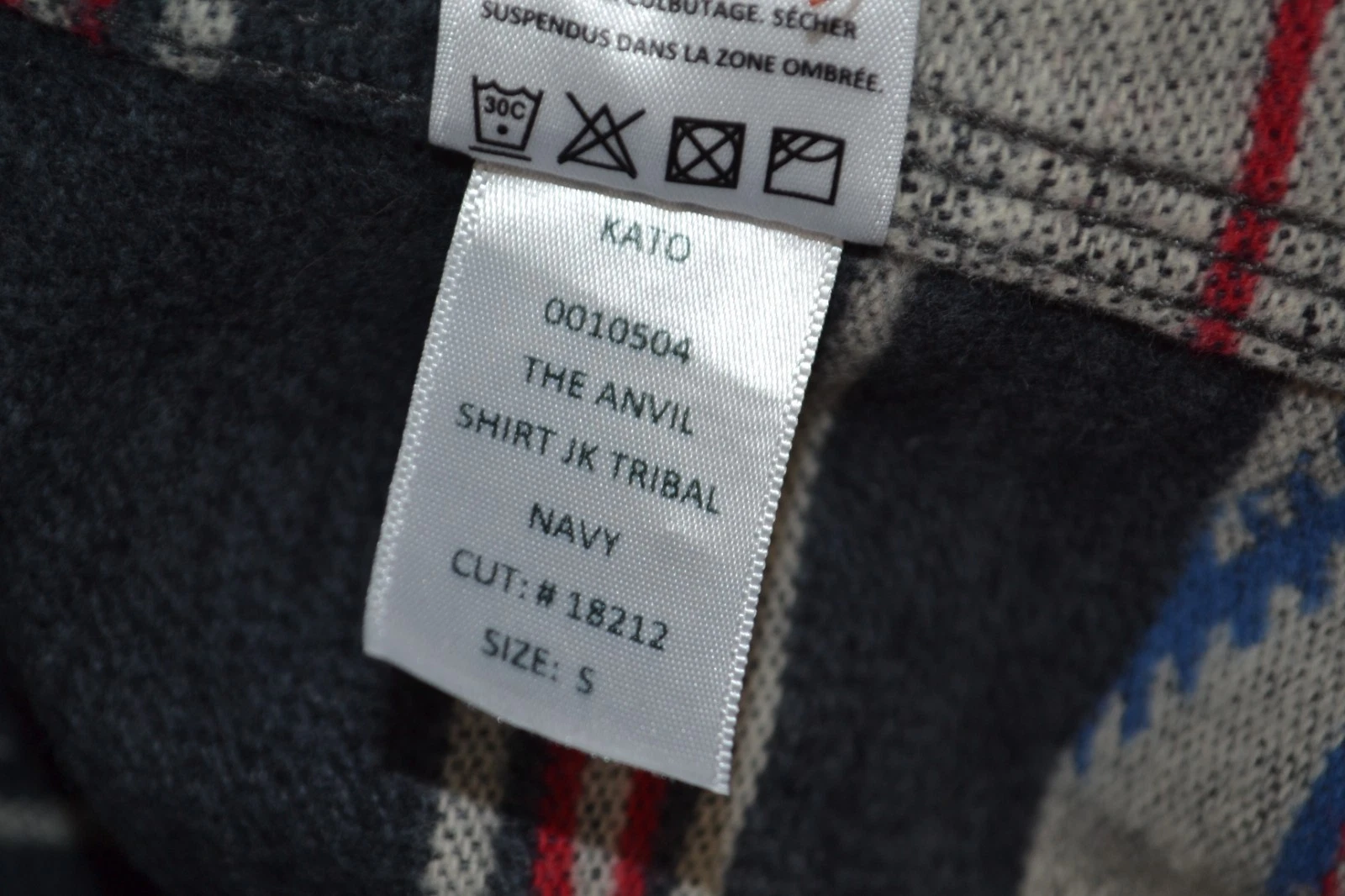 Hiroshi Kato The Anvil Tribal Brushed Shirt Jacket S Made in USA image 10