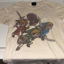 Zelda Four Swords Nintendo Promo T-shirt 2007 Medium Changes Tag