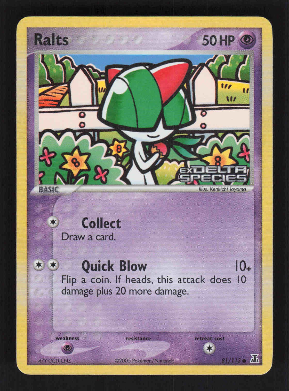 Ralts Common Delta Species 81/113 NM