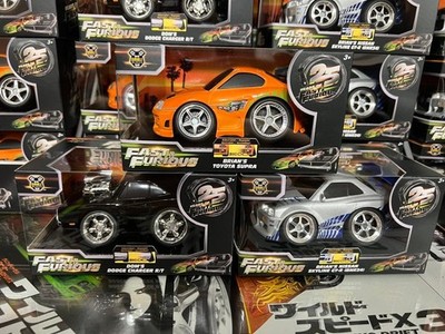 JADA Fast & Furious 1/28 Mini Car Set ungeöffnet 3er Pack BNR34 Skyline Supra