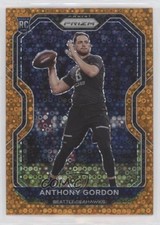 2020 Panini Prizm Rookie Orange Disco Prizm Anthony Gordon #391 0a3k