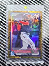 2024 Bowman Chrome James Wood Gold Reptilian #BCP-216 Ser. #06/50🔥On Fire!🔥