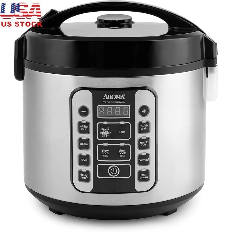 10 Cooking Modes Large Slow Cooker One Pot Meals Programmable Delay Easy Cleanup