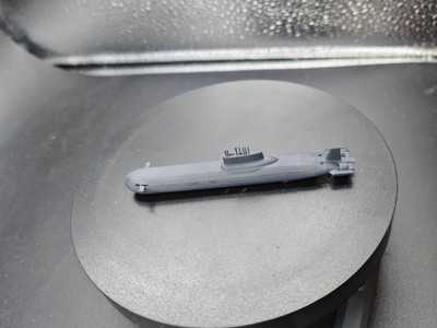 3D Printed 1/2000 Finished Model of The Russian Navy Typhoon Class Submarine