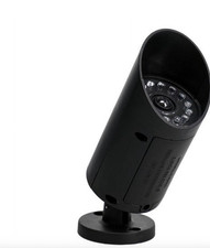 Fake Security CCTV Camera Dummy Camera Black w/ Red LED Light 4 pack