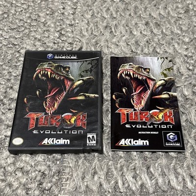 Turok: Evolution (Nintendo GameCube, 2002) CASE & MANUAL ONLY, NO GAME INCLUDED