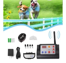 Wireless Dog Fence Electric Training Collar 2-in-1, Safe original  $100