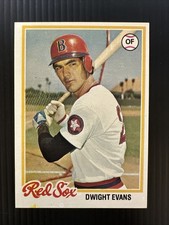 1978 TOPPS #695 DWIGHT EVANS BOSTON RED SOX EX-MT *Hot Corner Vintage* D