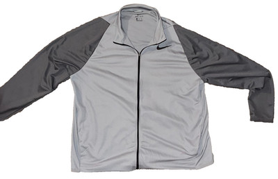 Nike Epic Knit Dri-FIT Training Jacket XXL Full Zip Track Running Yoga Gray