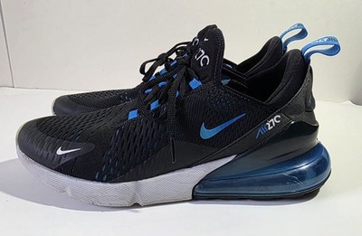 Nike Air Max 270 Mens  Running Shoes Black Blue AH8050-019 Size 10.5