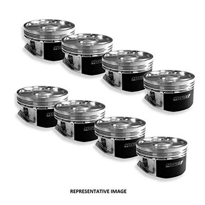 Manley 594000C 8 Platinum Series Flat Top Piston Set With Rings
