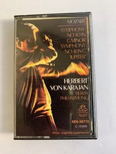 Mozart Symphony No. 40  41 "Jupiter" Cassette Karajan Angel