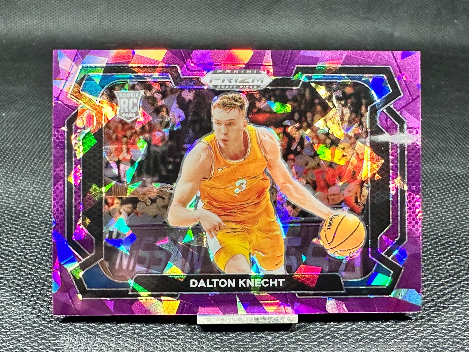 2024 Prizm Draft Picks DALTON KNECHT Purple Ice Prizm Variation RC /149 #50