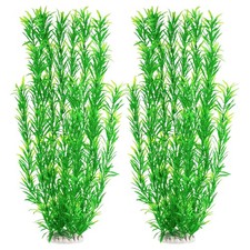 Aquarium Plants, 21 Inches Tall Plastic Fish Tank Plants for Fish Tank Decora...