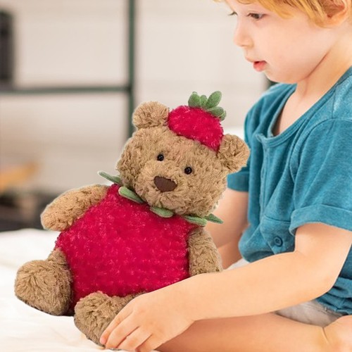 New Jelly cat Bartholomew Bear Strawberry Doll Toy Soft Cuddly Toy - Picture 11 of 11