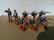 Trophy Miniatures of Wales, 1890's Post Office infantry lot of 8, metal figures