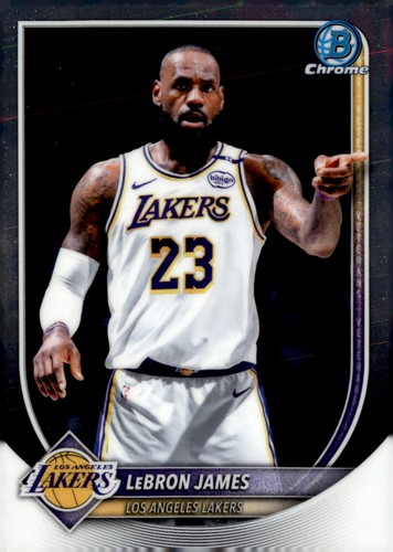 2025-26 Bowman #BCV-121 LeBron James Chrome Reptilian Refractors