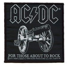 2015 ACDC For Those About To Rock Patch Woven Sew On