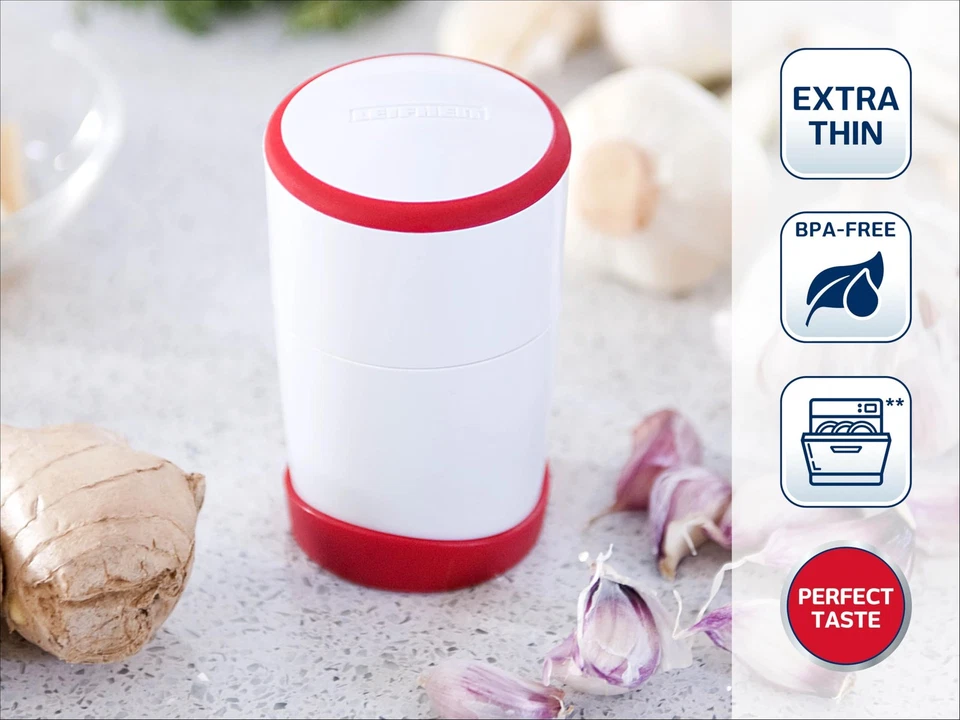 Leifheit Gourmet Garlic Slicer, Stainless Steel Blades, ABS Plastic Body, Twi... - Image 3 of 4