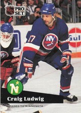 1991-92 Pro Set #155 Craig Ludwig