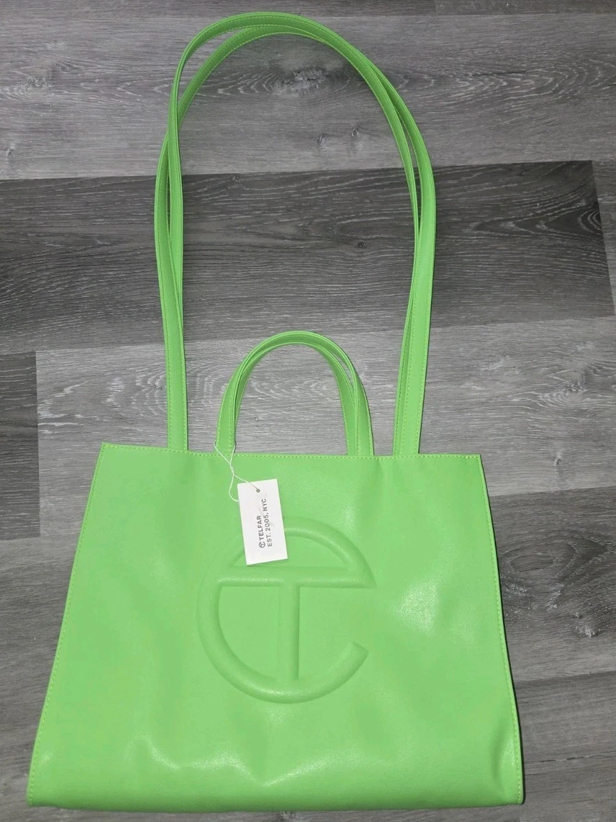 ⭐︎新品未使用⭐︎ TELFAR グリーンスクリーン　S Medium Shopping Bag - Greenscreen