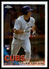 Tyler Colvin 2010 Topps Chrome #181 Cubs MLB READ FREE SHIPPING AutographDen