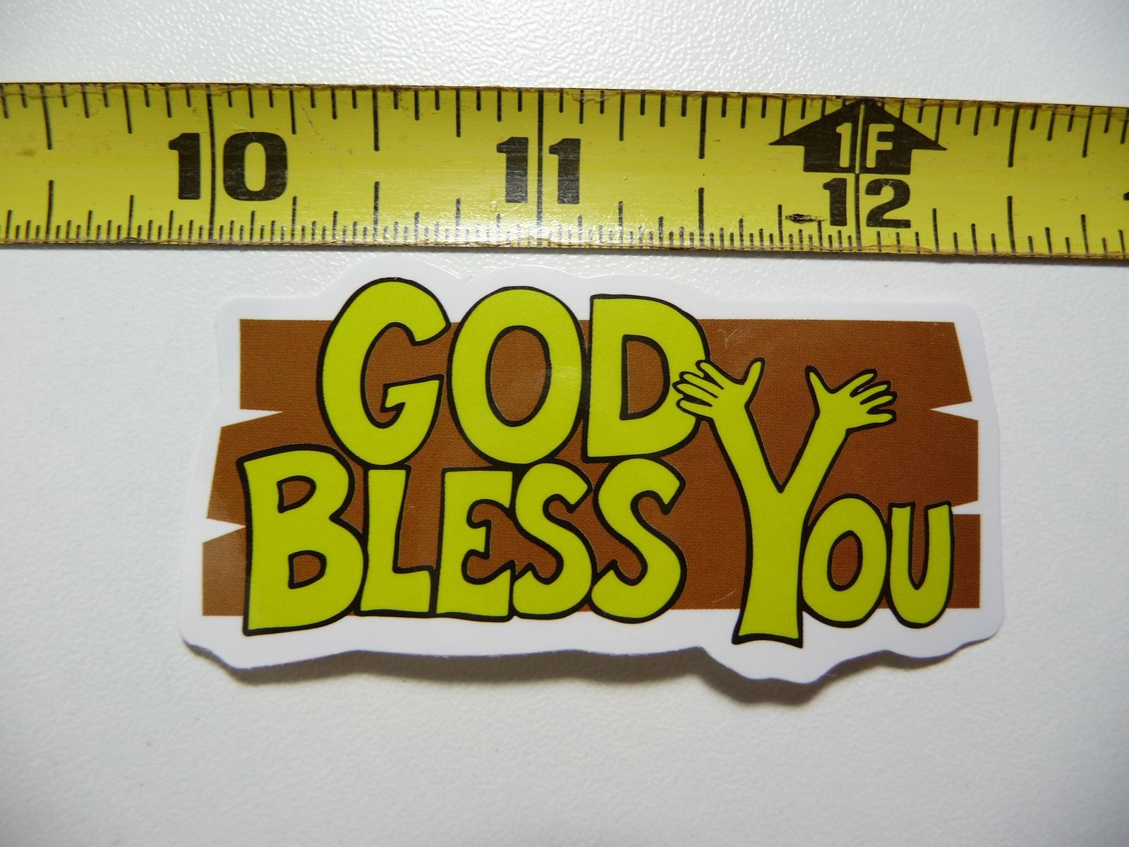 God Bless You Vinyl Decal Sticker for Car Church Christian Faith Belief