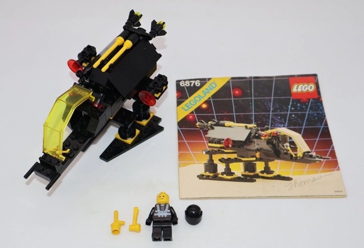 LEGO 6876 Blacktron Space Alienator Classic Space w/ instructions