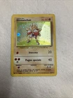 Pokémon TCG Hitmonchan Base Set Holo Unlimited Rare Card 7/102 German MP