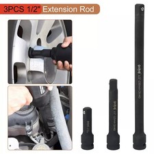 3PCS 1/2" Extension Bars Long Reach Extension Wrench Bar Set 1/2" Inch Drive UK