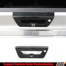 For Ford F-150 2015-2020 ABS Carbon Fiber Trunk Tailgate Door Bowl Cover Trim 1*
