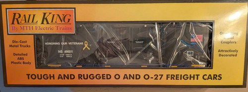 MTH 30-74884 Norfolk Southern NS Veterans 50' doble puerta coche de caja #490011 nuevo en caja | Zustand: New