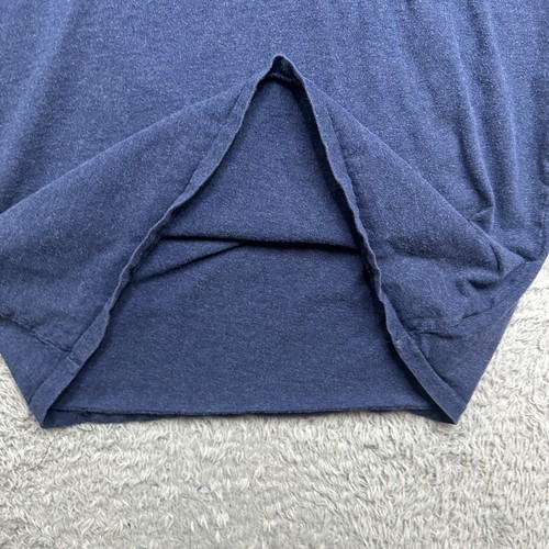 Polo Ralph Lauren Shirt Mens L (fits M) Slim Fit Short Sleeve Blue White Pony - Picture 4 of 9