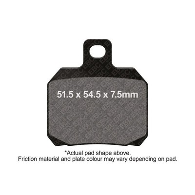 EBC Scooter Series Carbon Pads E391 Rear Left for Keeway Silverblade 150 2007