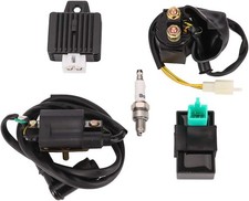 Ignition Coil Relay Voltage Regulator 5-PIN CDI Box Spark Plug for 49CC 50CC 70C