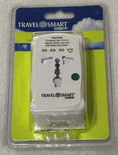 Travel Smart by ConAir All-in-One Adapter w/ Built-in Surge Protector TS237AP