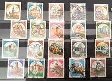 ITALY 20x CASTLES Palace ARCHITECTURE Great set, all different COLLECTION USED