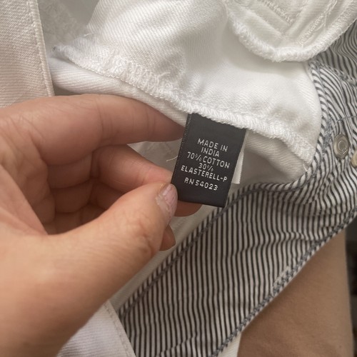 Banana Republic Women’s Skirt Size 26R White Mini - 第 1/6 張圖片