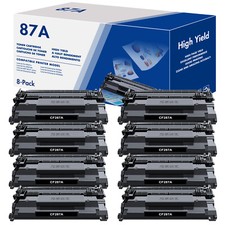 8Pack CF287A Toner Cartridge Fits For HP Enterprise M506dh MFP M527dn Pro M501dn
