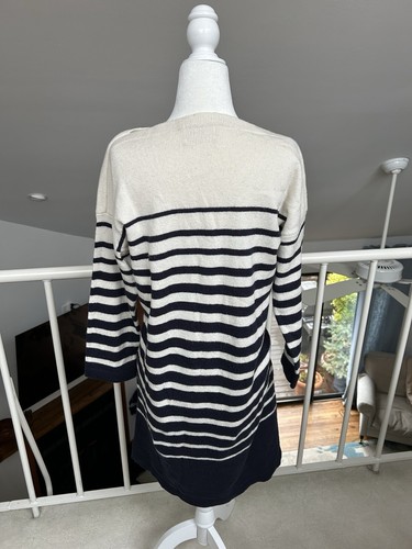 Jean Paul Gaultier Lindex Womens Oversized Shoulder Boat Neck Knitted Dress Sz S - Picture 3 of 5