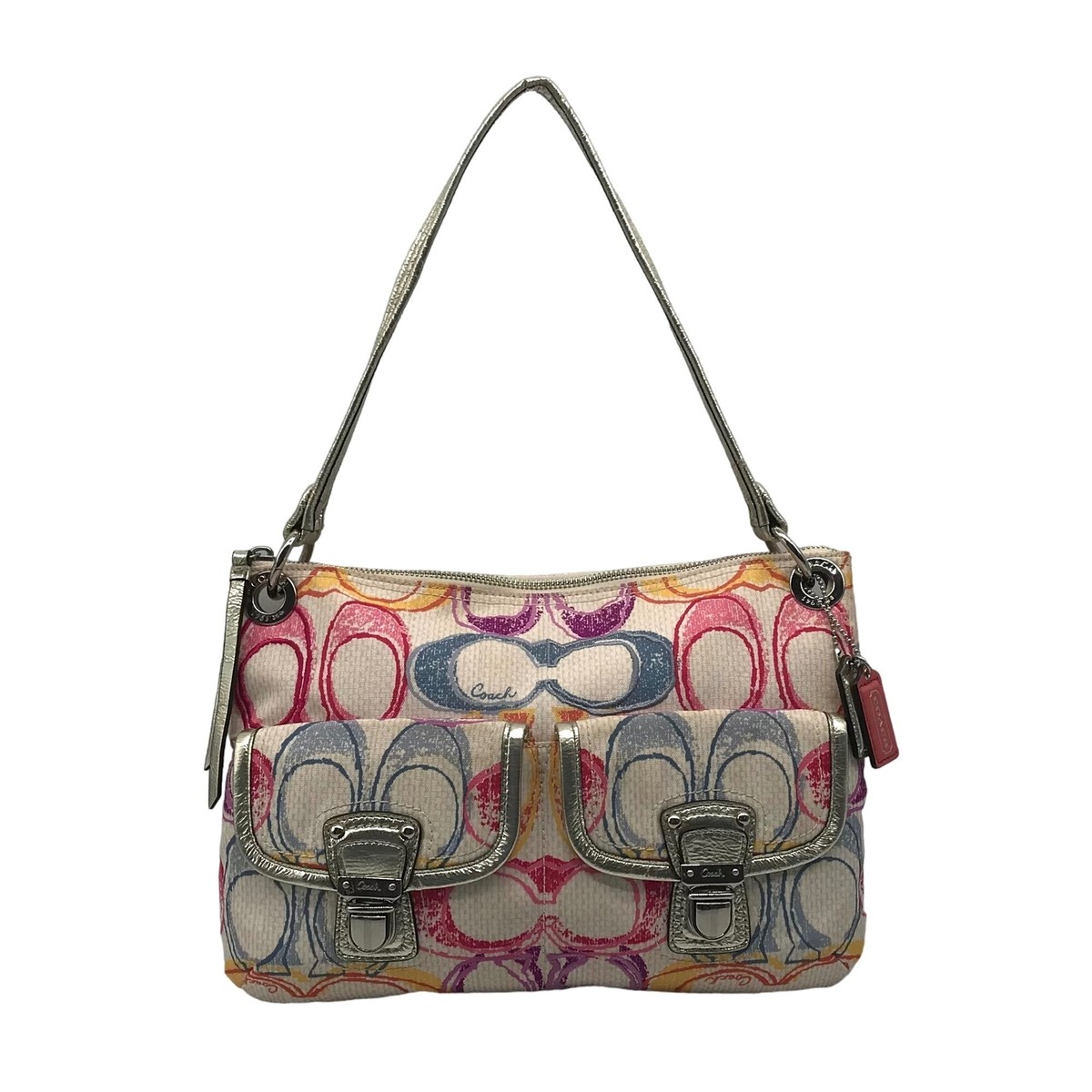 Coach Poppy Signature Canvas Dream C Scribble Print Hippie Coach Poppy Signature Canvas Dream C Scribble Print Hippie