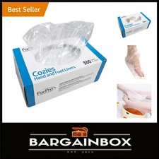 Hand & Foot Paraffin Wax Liners - 500 Disposable Mitts & Booties for Spa Use