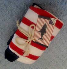 Pottery Barn Baby Hooded Beach Wrap Cotton Towel - Patriotic Colors NWT