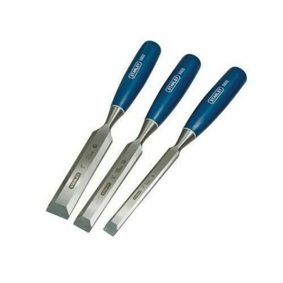 Stanley STA016128 5002 Schrägkante Meißel 3er Set, 12 18 & 25 mm