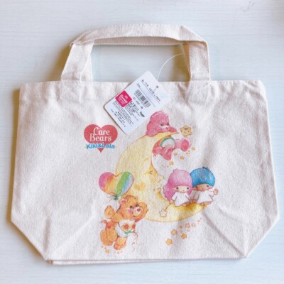 Sanrio Little Twin Stars Kiki Lala Care Bear Tote Bag  20 x 30 x 10cm Kawaii