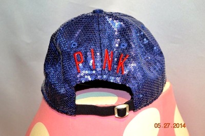 Victorias Secret Pink BOSTON RED SOX Sequins Bling Ball Cap  display picture 1